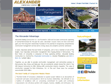 Tablet Screenshot of alexanderbuilding.com